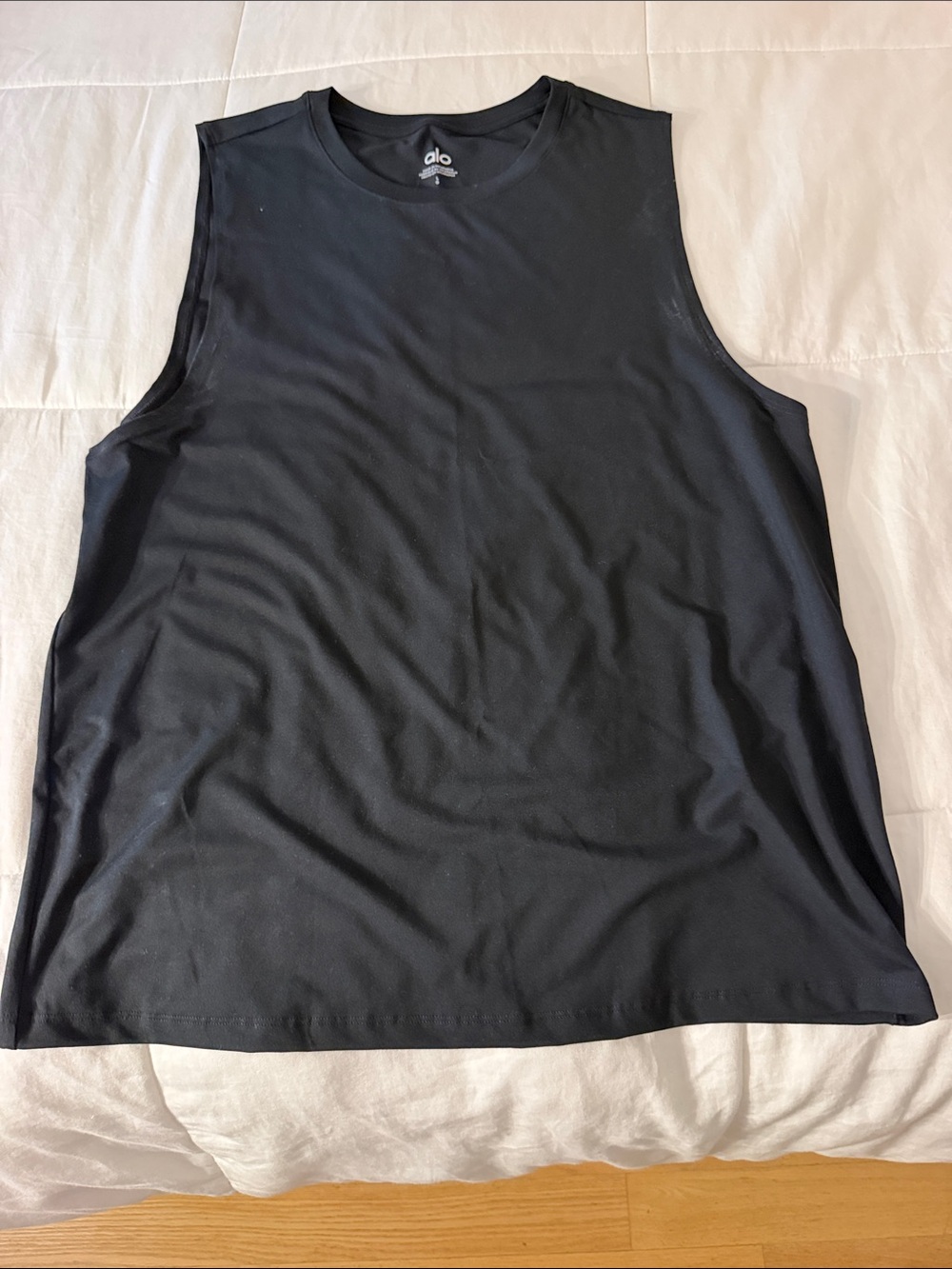 ALO Yoga Men’s Black Athletic Muscle Tank